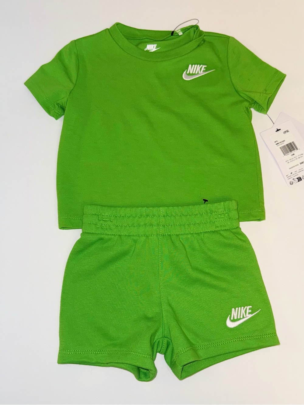 Nike Green Toddler Sport Tee and Shorts Set